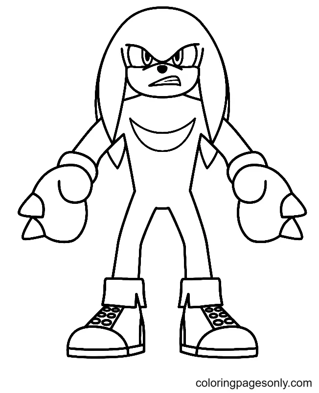 Desenhos de Sonic 2 O filme Para Colorir 15