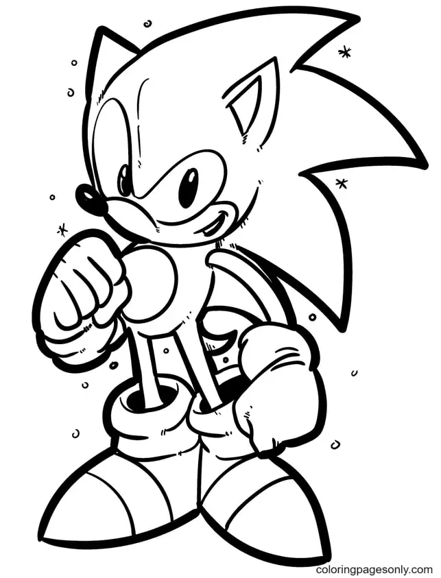 Desenhos de Sonic 2 O filme Para Colorir 2