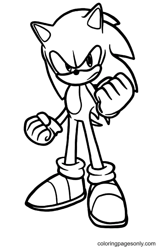 Desenhos de Sonic 2 O filme Para Colorir 25