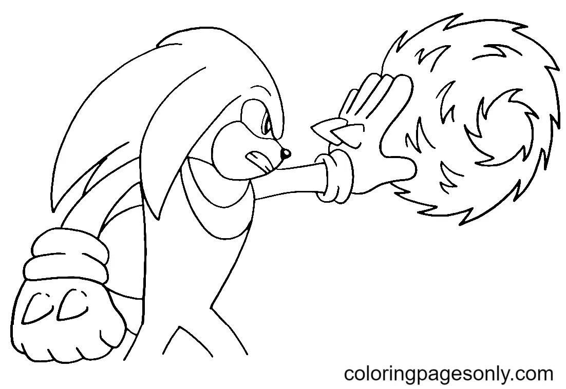 Desenhos de Sonic 2 O filme Para Colorir 26