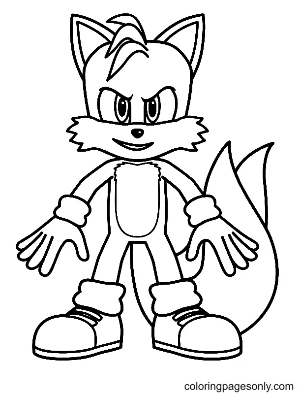 Desenhos de Sonic 2 O filme Para Colorir 3