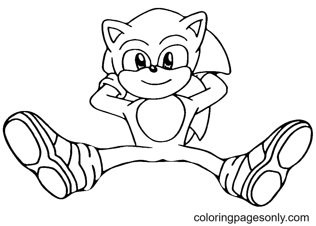 Desenhos de Sonic 2 O filme Para Colorir 38