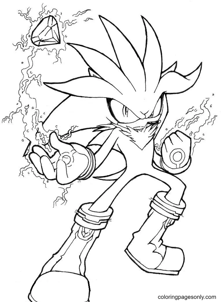 Desenhos de Sonic 2 O filme Para Colorir 4