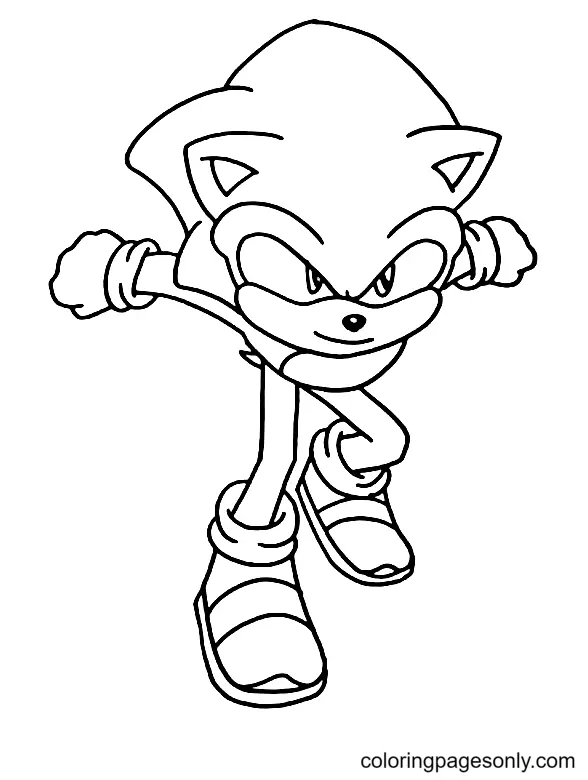 Desenhos de Sonic 2 O filme Para Colorir 40