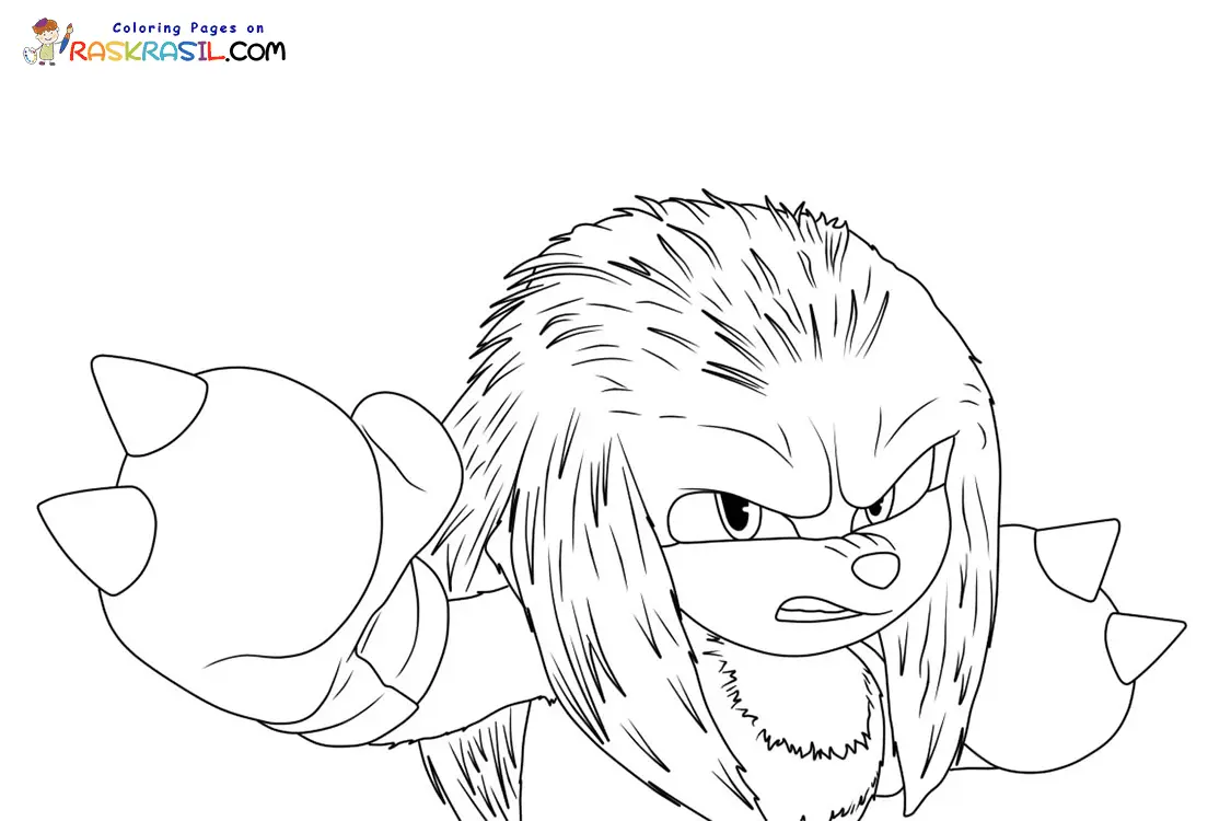 Desenhos de Sonic 2 O filme Para Colorir 41