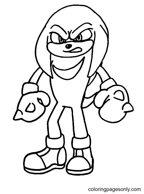 Desenhos de Sonic 2 O filme Para Colorir 45