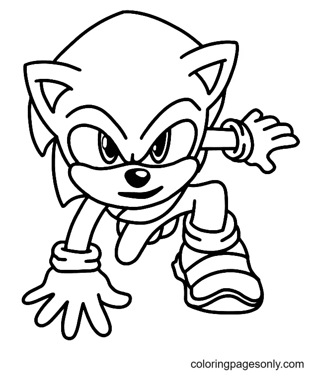 Desenhos de Sonic 2 O filme Para Colorir 47