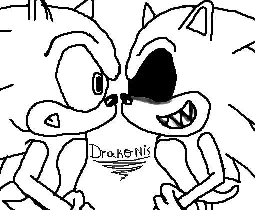 Desenhos de Sonic Exe Para Colorir 12