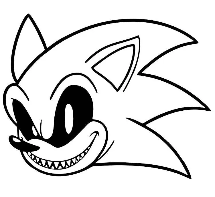 Desenhos de Sonic Exe Para Colorir 18