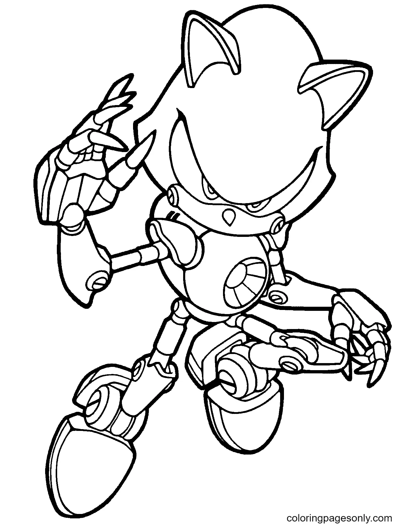 Desenhos de Sonic Para Colorir 3