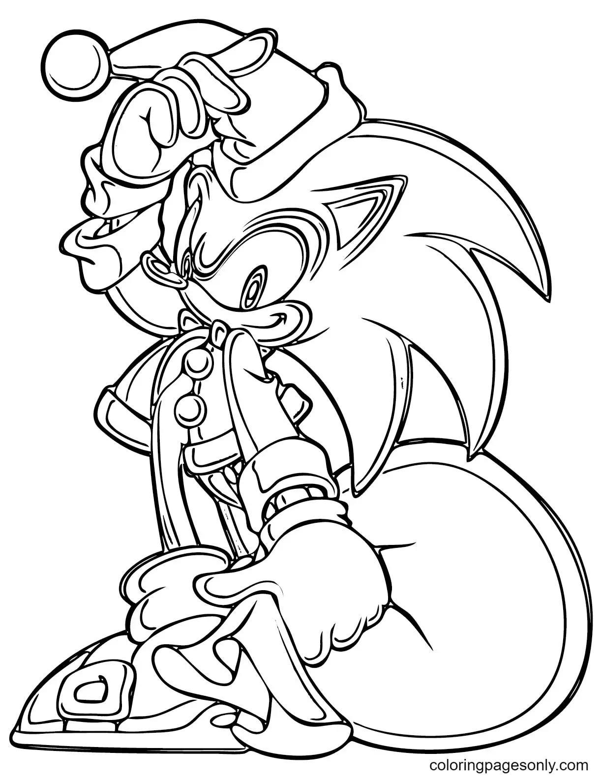 Desenhos de Sonic Para Colorir 33