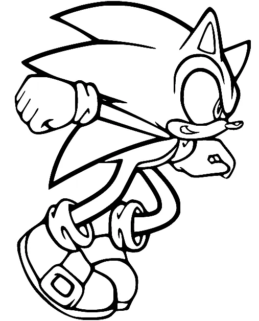 Desenhos de Sonic Para Colorir