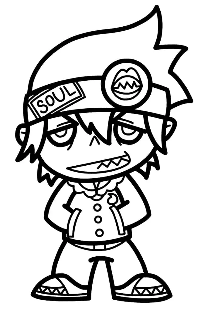 Desenhos de Soul Eater Para Colorir 12