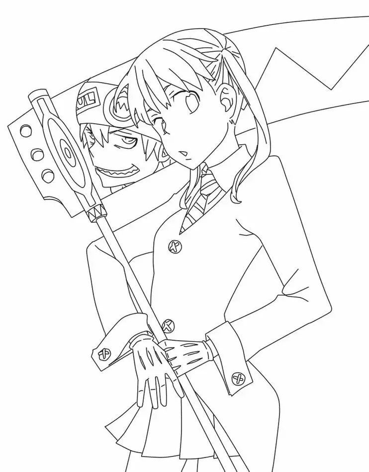 Desenhos de Soul Eater Para Colorir 2