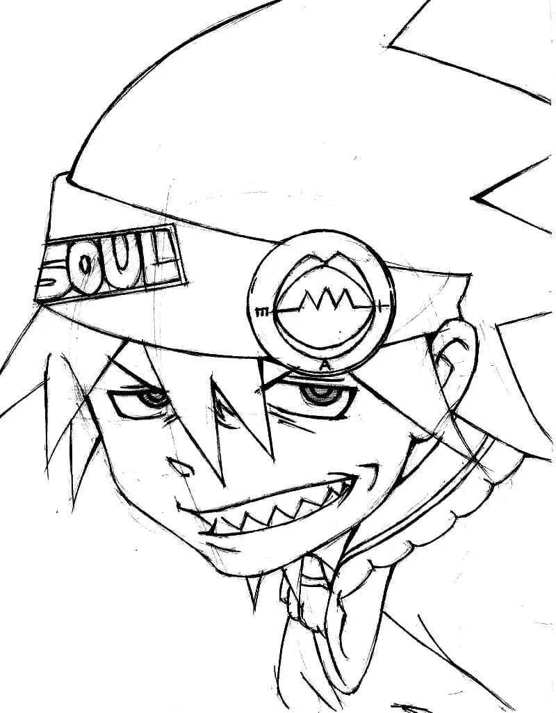 Desenhos de Soul Eater Para Colorir 21