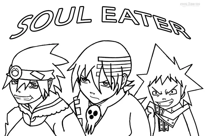 Desenhos de Soul Eater Para Colorir 33