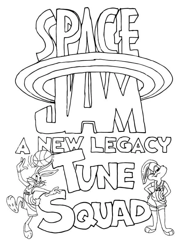 Desenhos de Space Jam Para Colorir 11