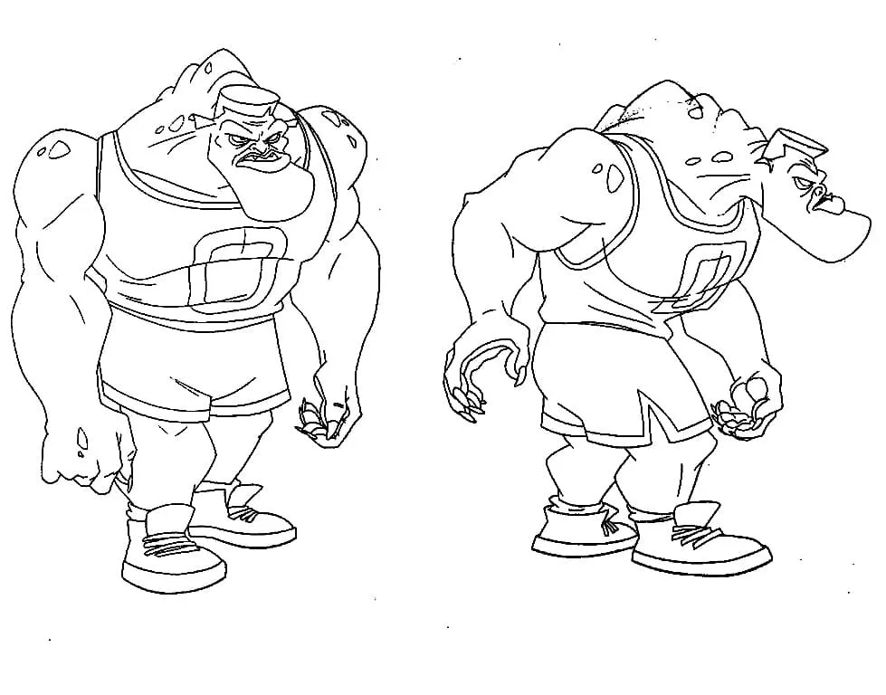 Desenhos de Space Jam Para Colorir