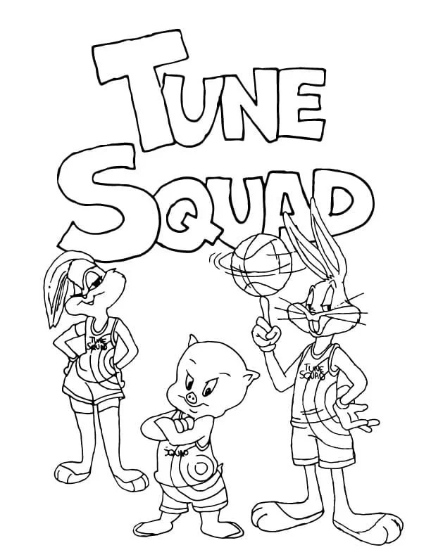 Desenhos de Space Jam Para Colorir 5