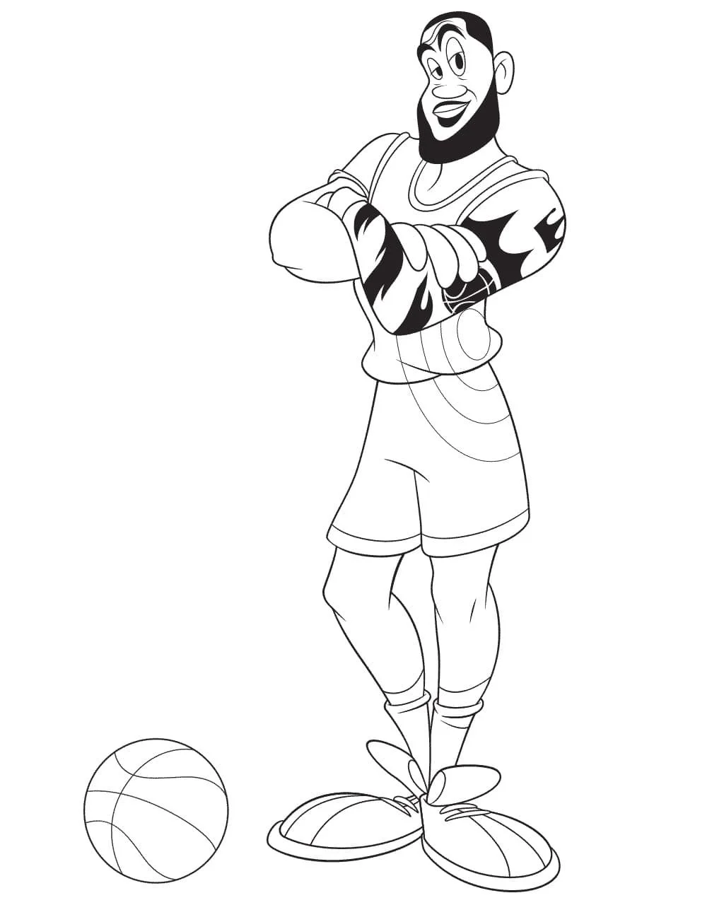 Desenhos de Space Jam Para Colorir 6