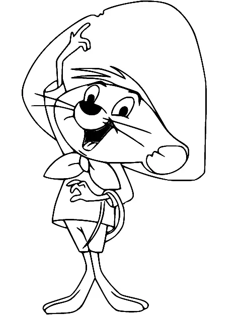 Desenhos de Speedy Gonzales Para Colorir 11