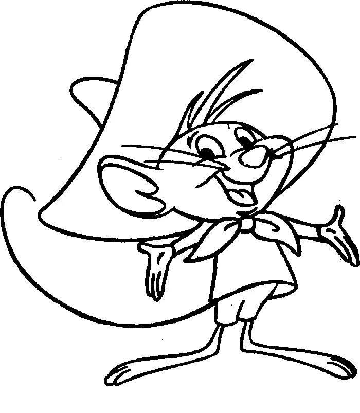 Desenhos de Speedy Gonzales Para Colorir 14