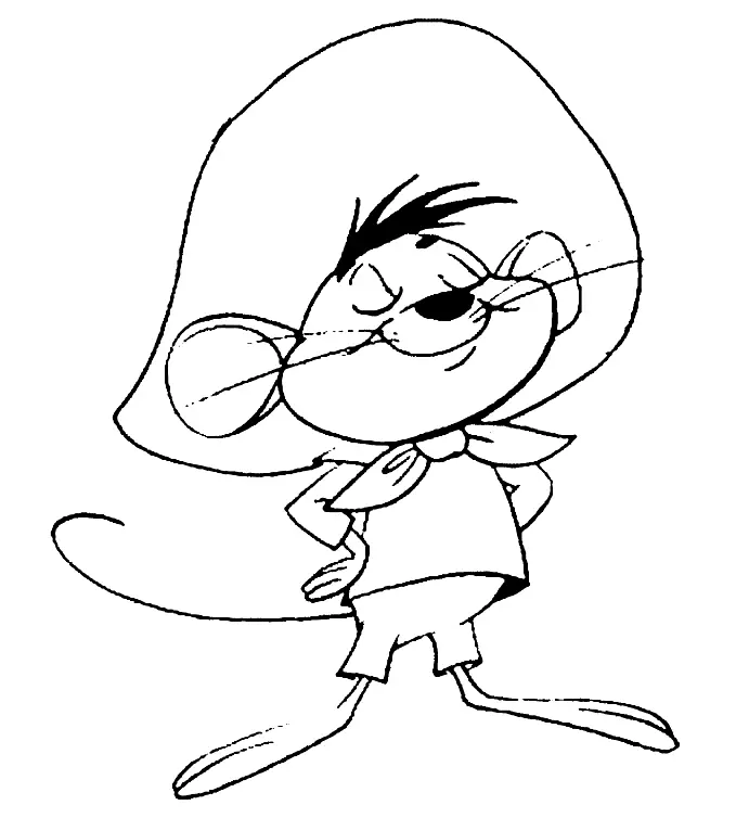 Desenhos de Speedy Gonzales Para Colorir 15