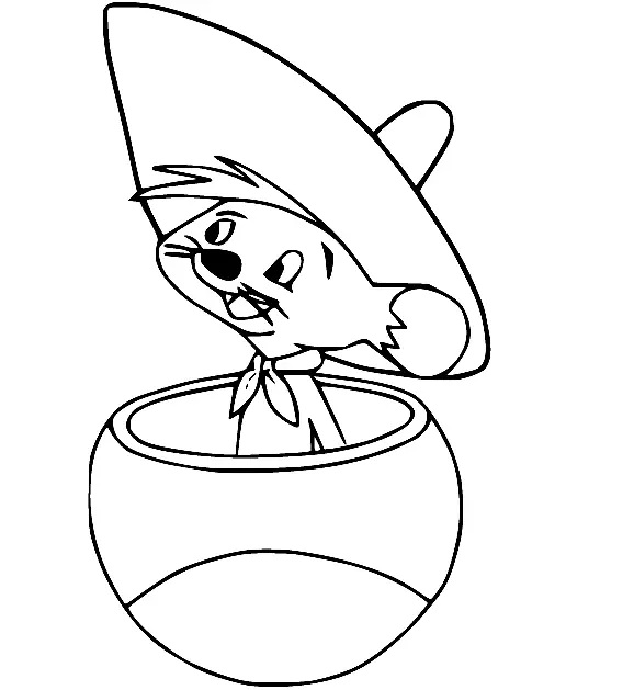 Desenhos de Speedy Gonzales Para Colorir 16