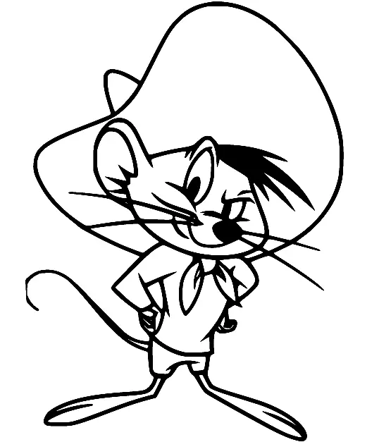 Desenhos de Speedy Gonzales Para Colorir 18