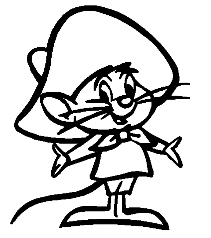 Desenhos de Speedy Gonzales Para Colorir 2