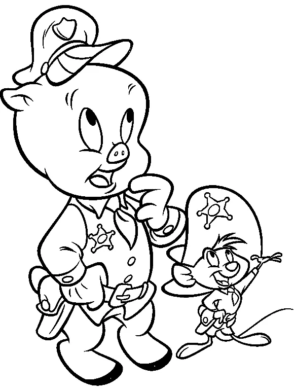 Desenhos de Speedy Gonzales Para Colorir 24