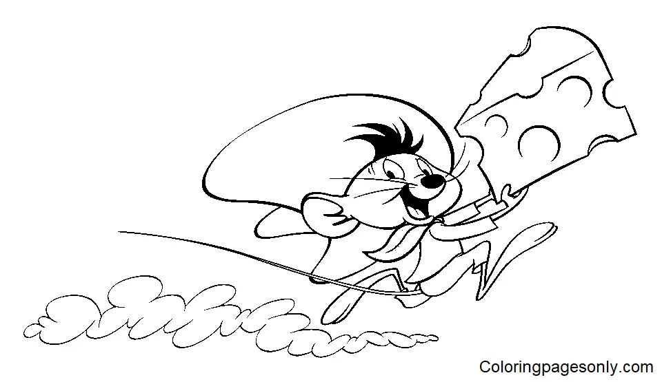 Desenhos de Speedy Gonzales Para Colorir 3