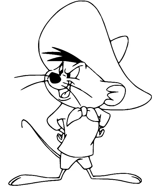 Desenhos de Speedy Gonzales Para Colorir 6