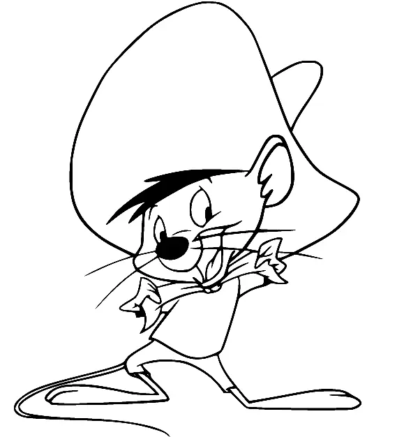 Desenhos de Speedy Gonzales Para Colorir 7