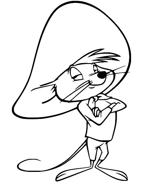 Desenhos de Speedy Gonzales Para Colorir 9