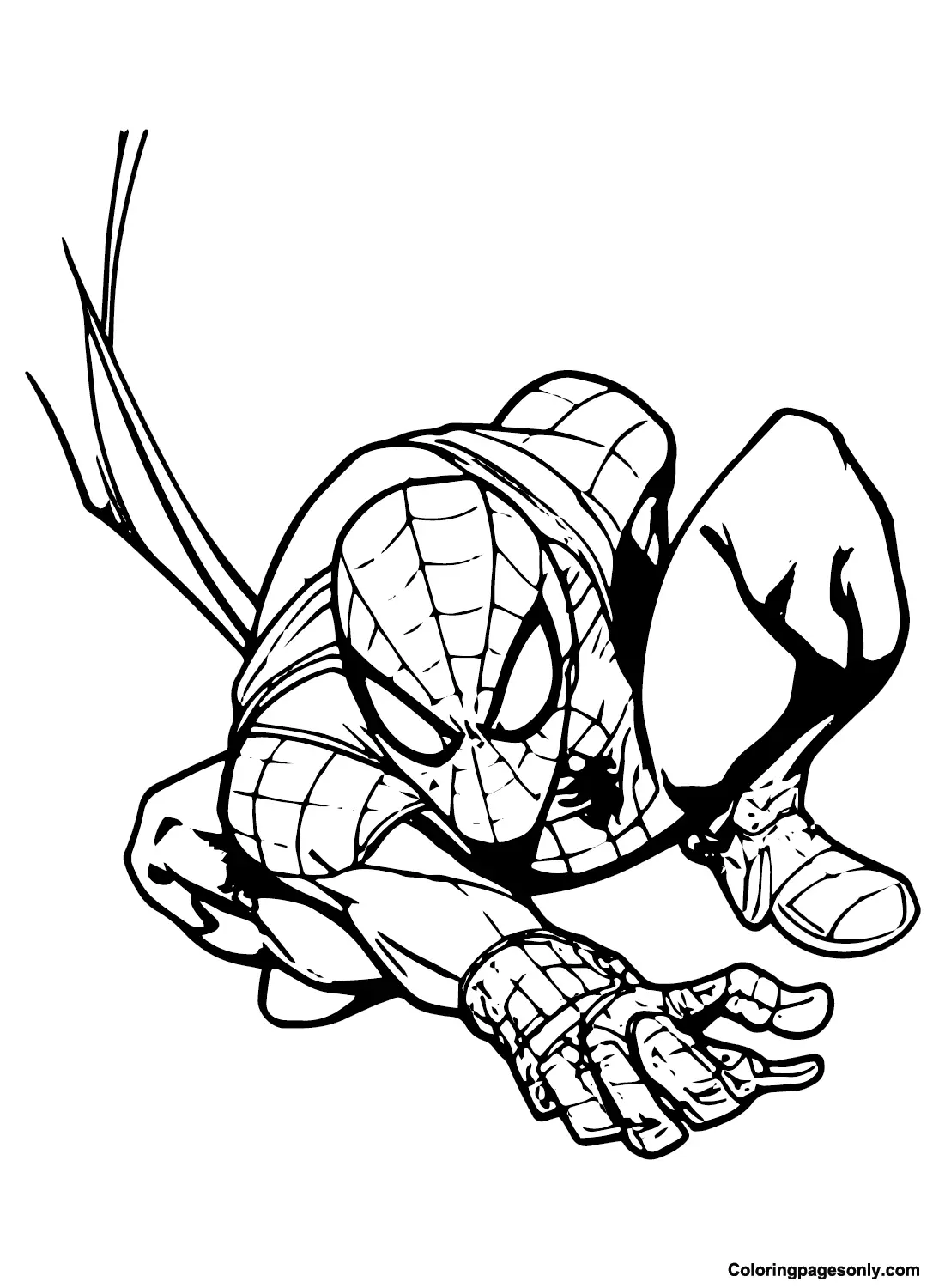 Desenhos de Spidey Para Colorir 21