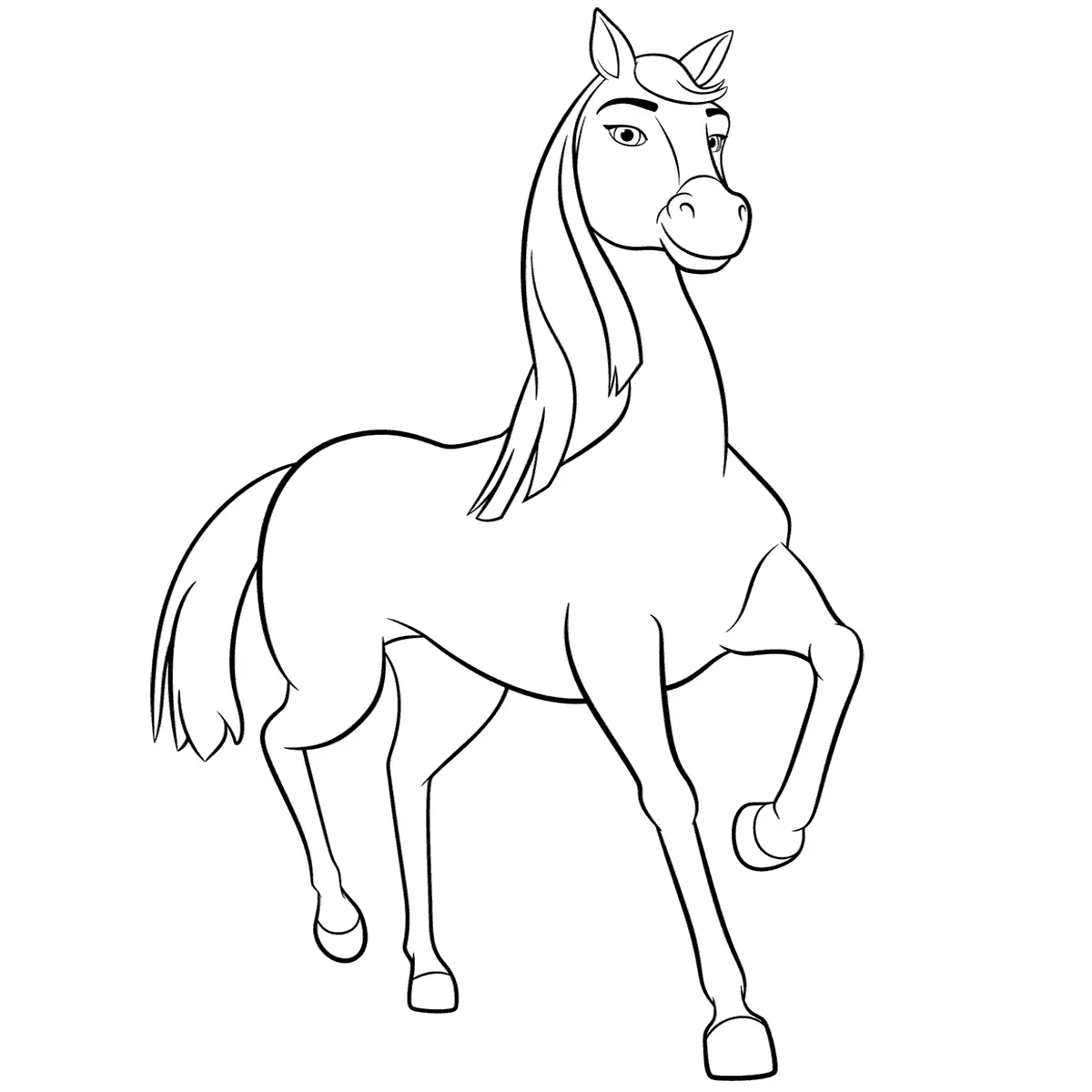 Desenhos de Spirit Riding Free Para Colorir 23