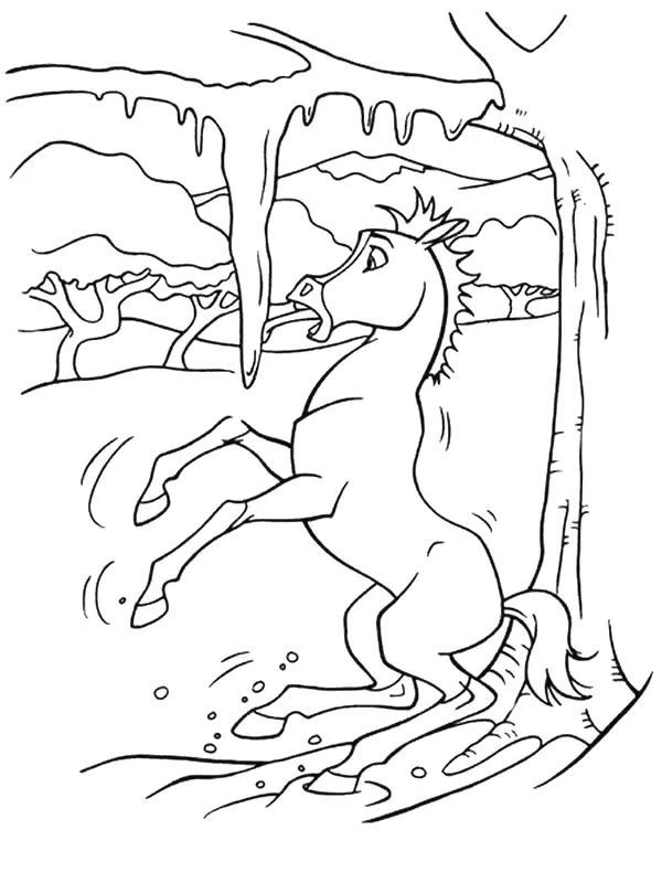 Desenhos de Spirit Riding Free Para Colorir 40