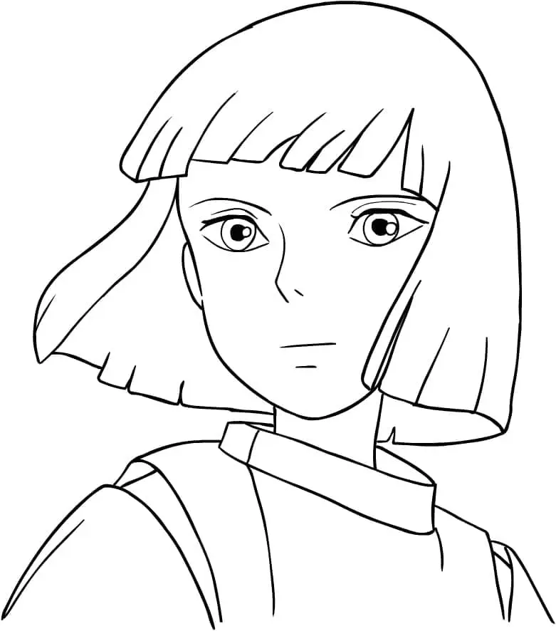 Desenhos de Spirited Away Para Colorir 11