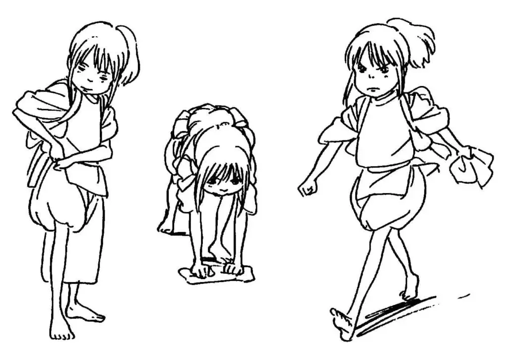 Desenhos de Spirited Away Para Colorir 29