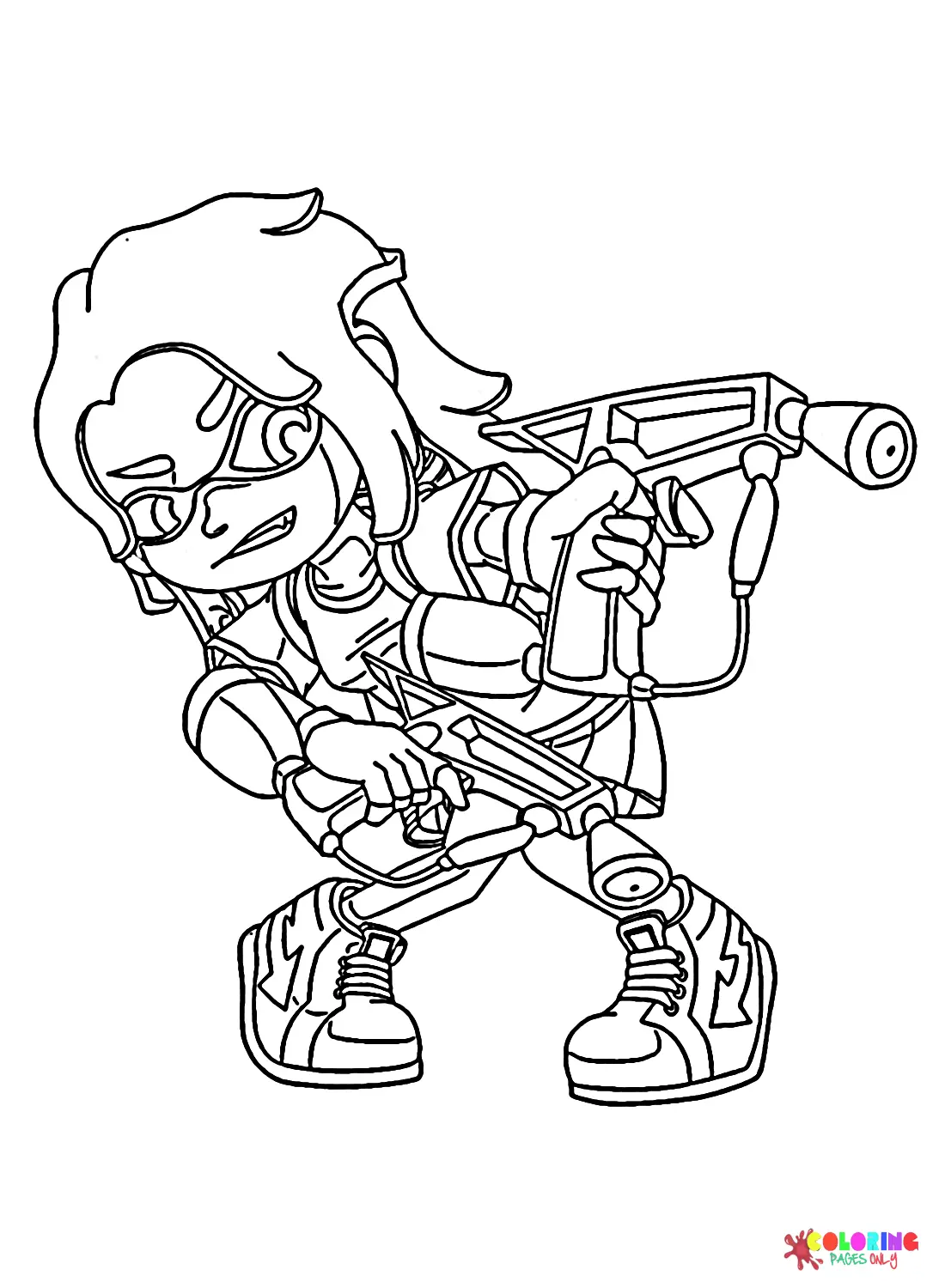 Desenhos de Splatoon Para Colorir 15