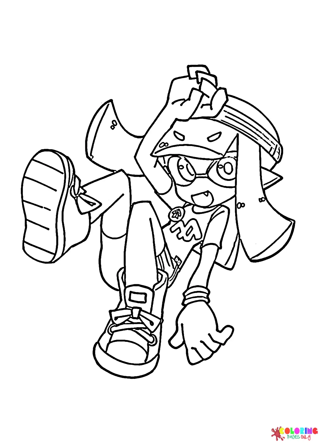 Desenhos de Splatoon Para Colorir 16