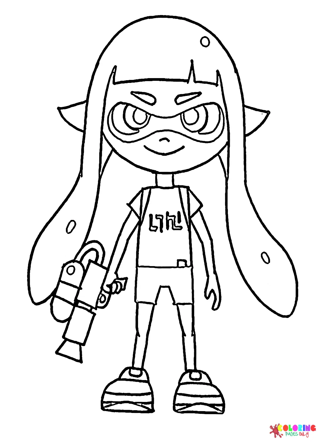 Desenhos de Splatoon Para Colorir 3