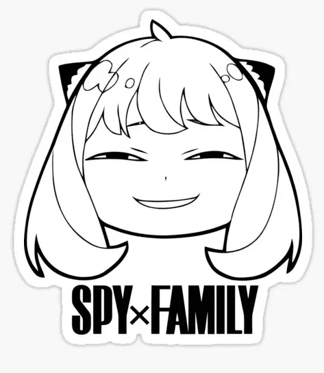 Desenhos de Spy x Family Para Colorir 6