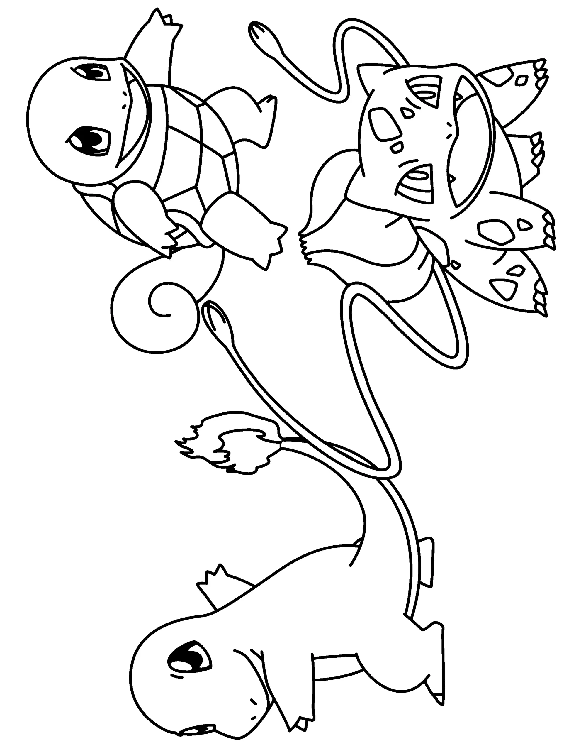 Desenhos de Squirtle Para Colorir 10