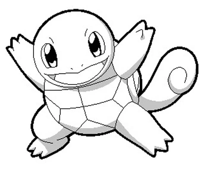 Desenhos de Squirtle Para Colorir 29