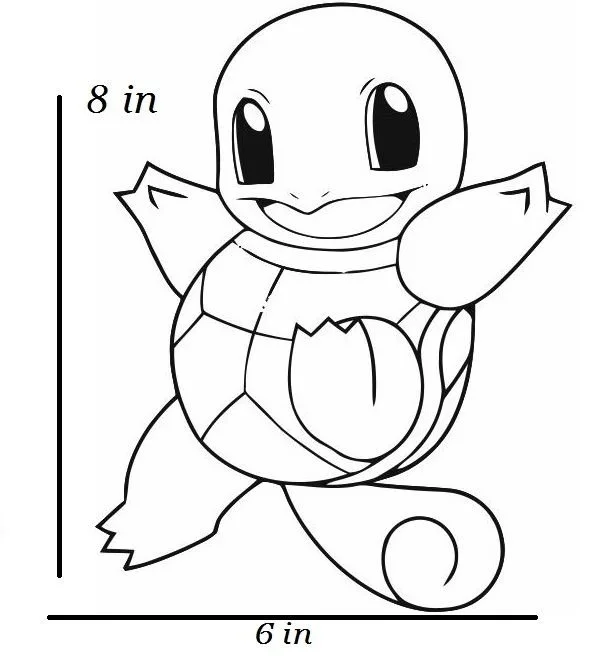 Desenhos de Squirtle Para Colorir 30