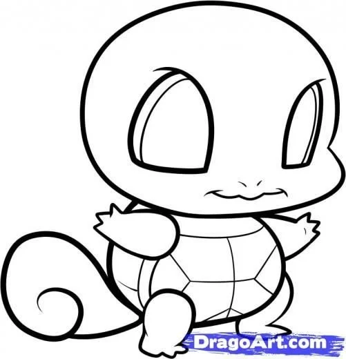 Desenhos de Squirtle Para Colorir 32