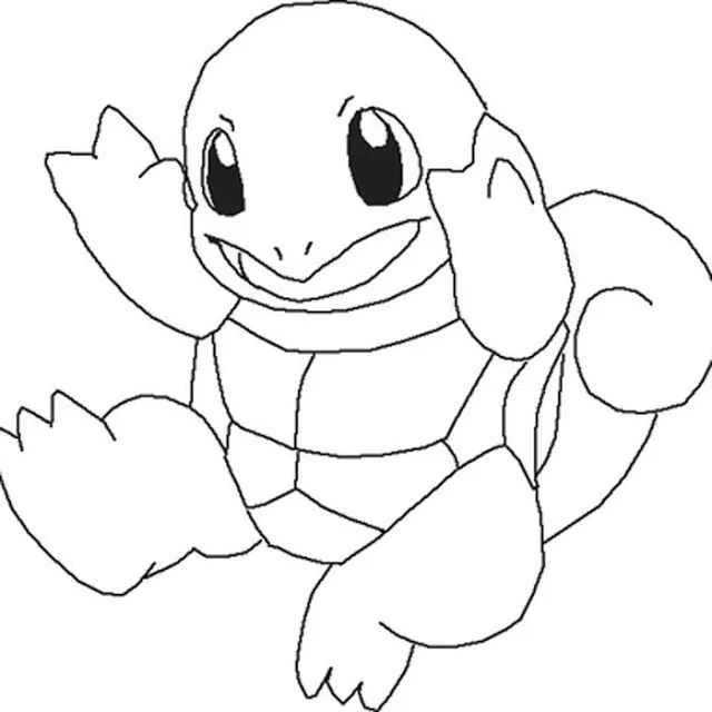 Desenhos de Squirtle Para Colorir 34