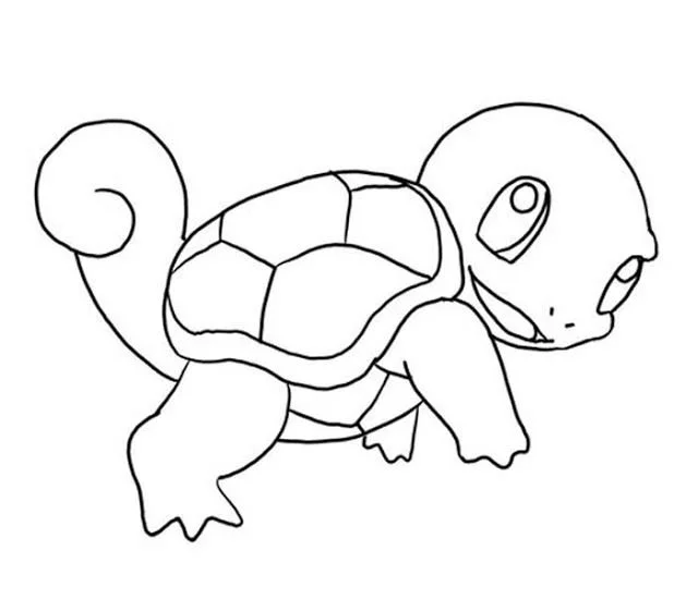 Desenhos de Squirtle Para Colorir 37